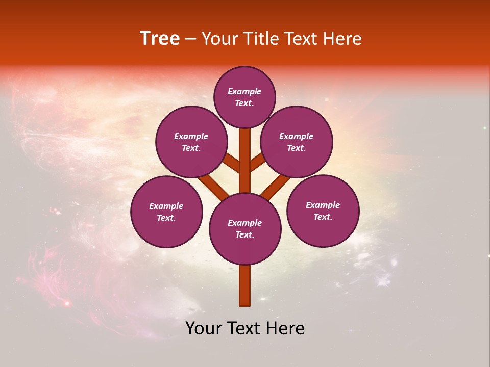 Orbit Night Light PowerPoint Template