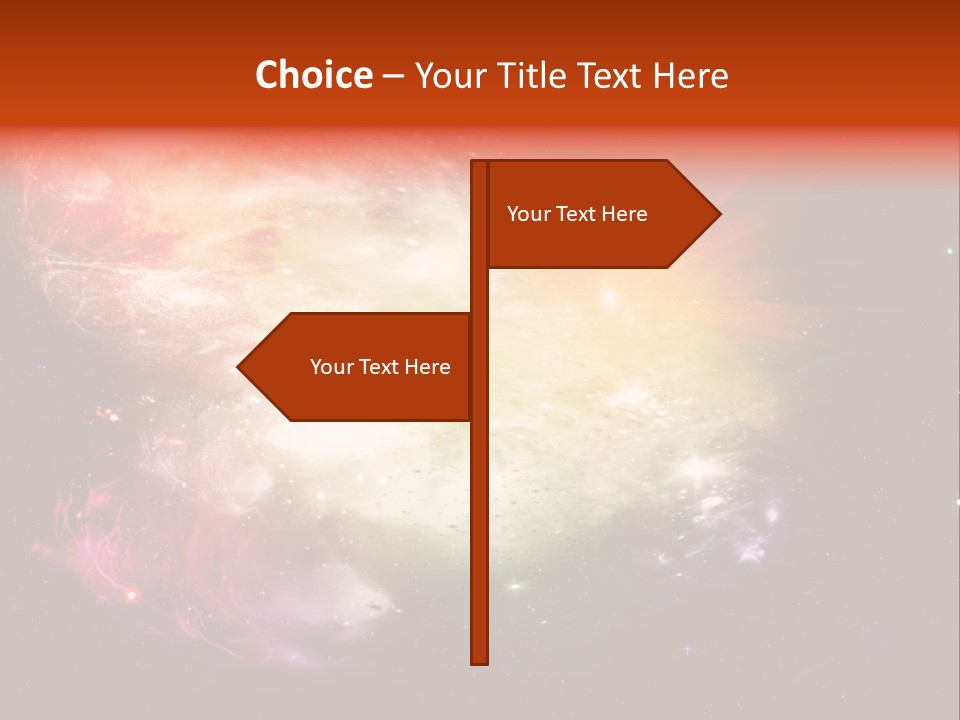 Orbit Night Light PowerPoint Template