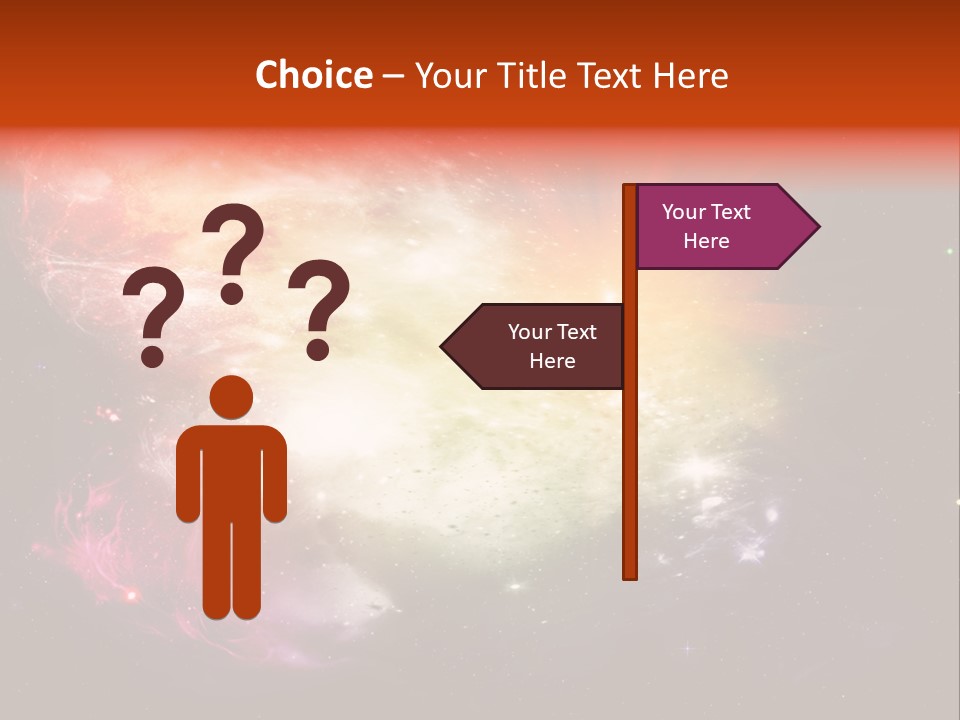 Orbit Night Light PowerPoint Template