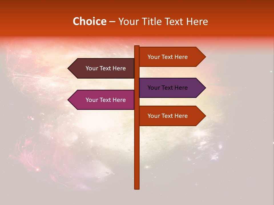 Orbit Night Light PowerPoint Template