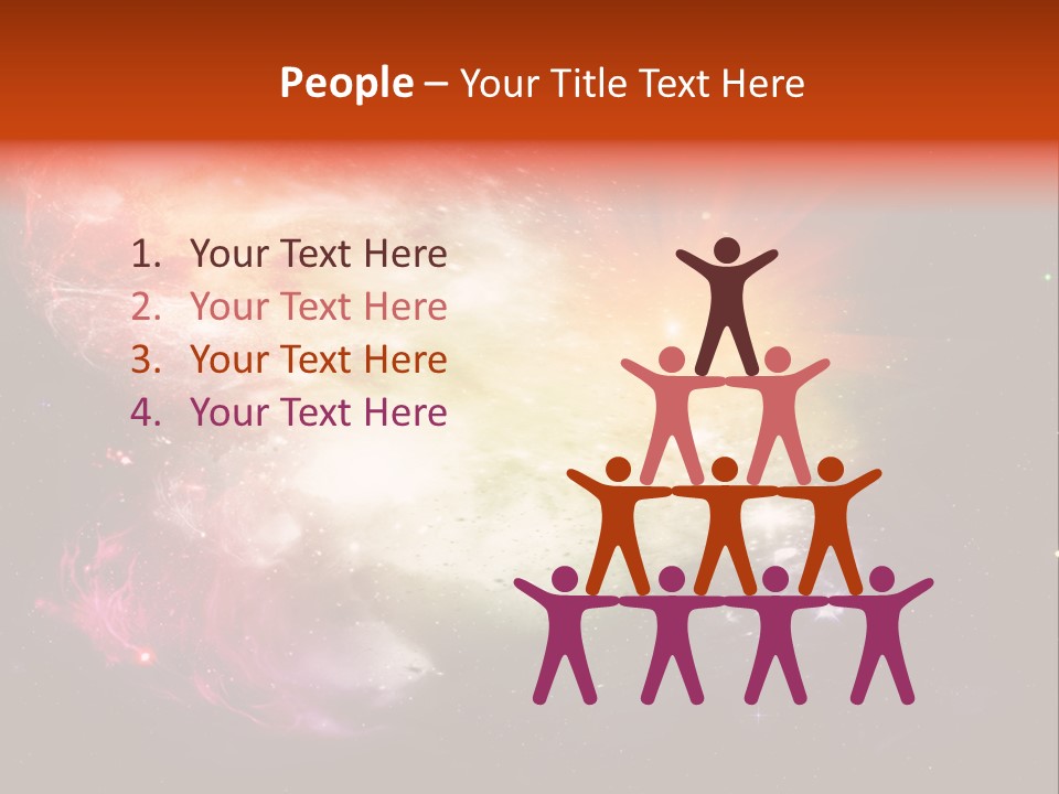 Orbit Night Light PowerPoint Template