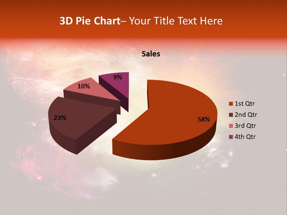 Orbit Night Light PowerPoint Template
