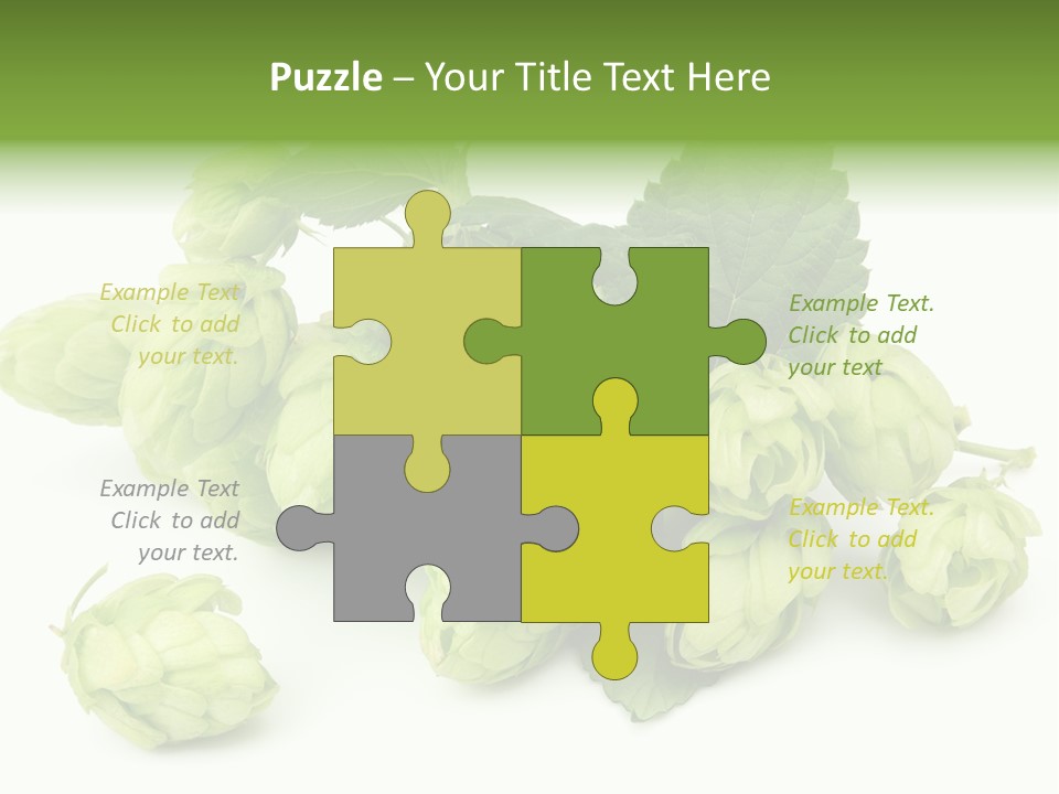 Close Up Nature Brewery PowerPoint Template