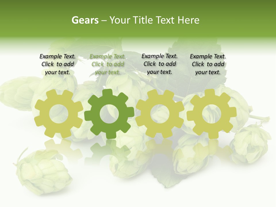 Close Up Nature Brewery PowerPoint Template