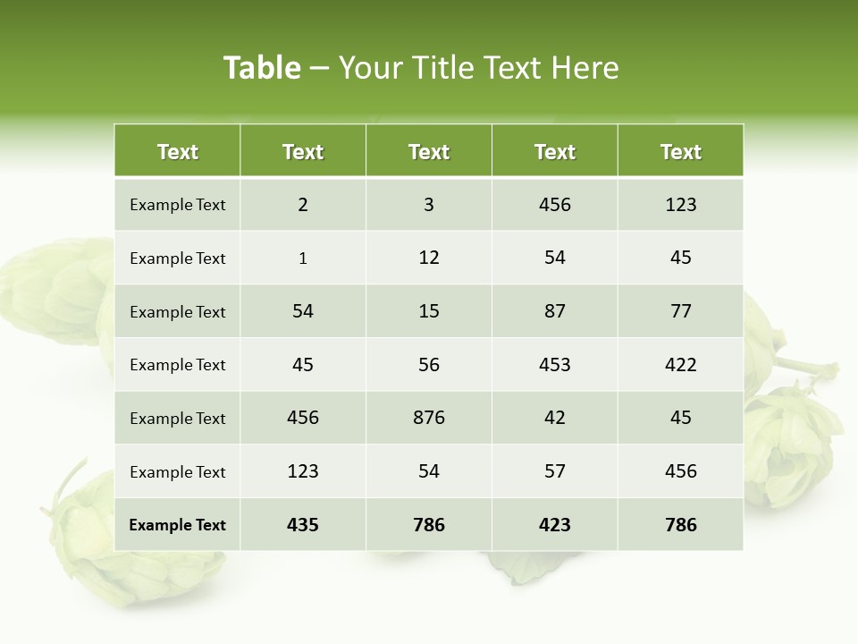 Close Up Nature Brewery PowerPoint Template