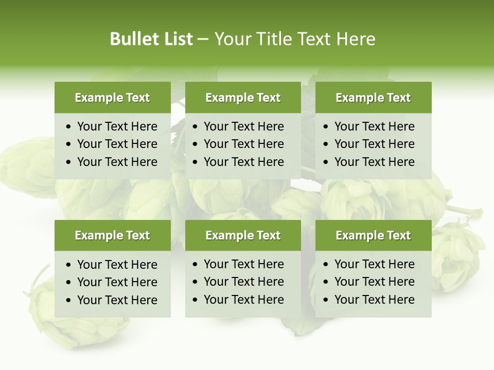 Close Up Nature Brewery PowerPoint Template