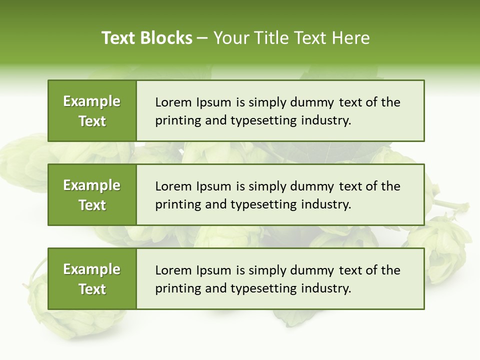Close Up Nature Brewery PowerPoint Template