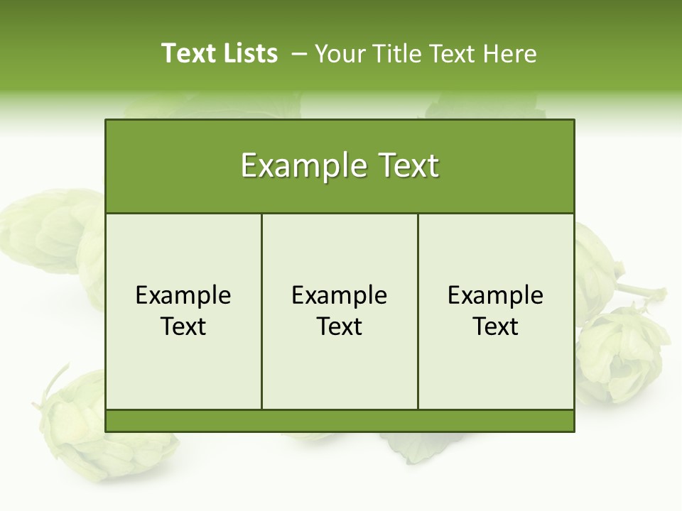 Close Up Nature Brewery PowerPoint Template
