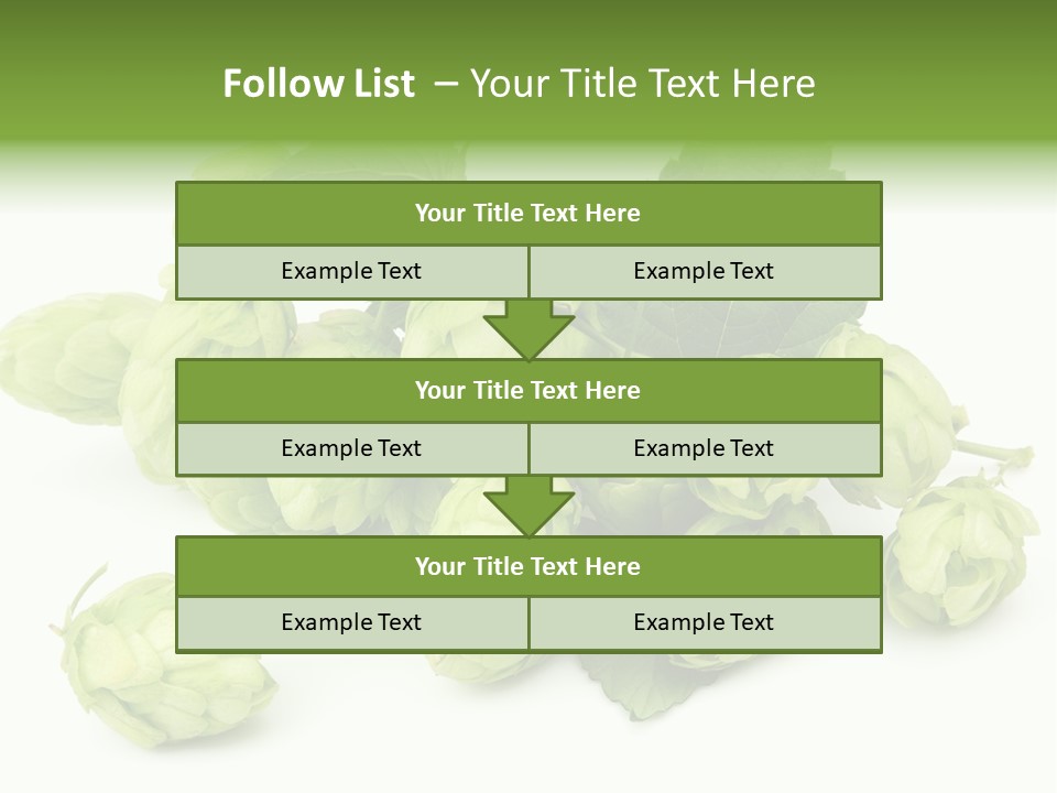 Close Up Nature Brewery PowerPoint Template
