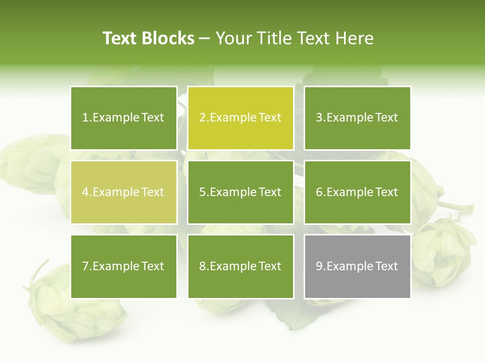 Close Up Nature Brewery PowerPoint Template