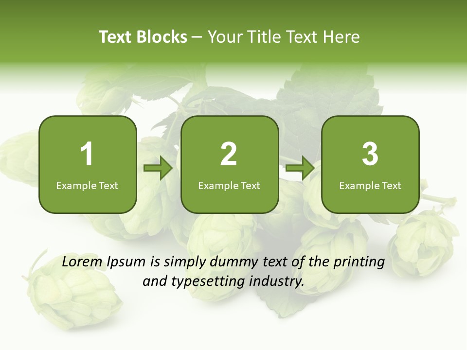 Close Up Nature Brewery PowerPoint Template