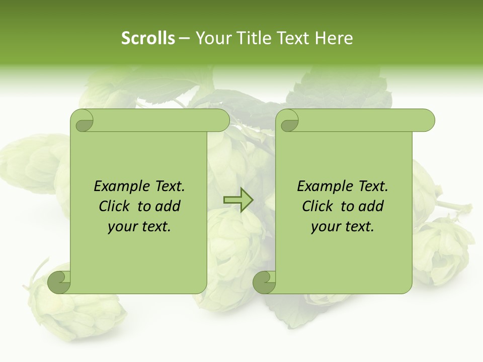 Close Up Nature Brewery PowerPoint Template