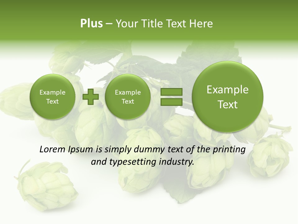 Close Up Nature Brewery PowerPoint Template