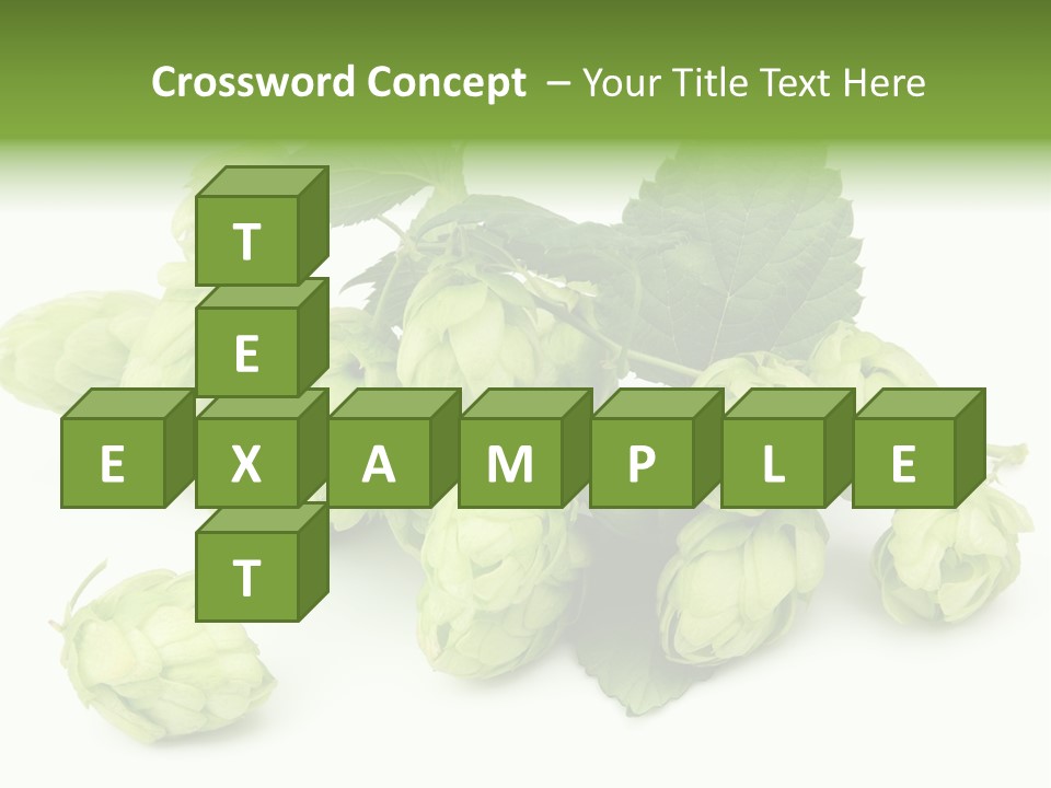 Close Up Nature Brewery PowerPoint Template