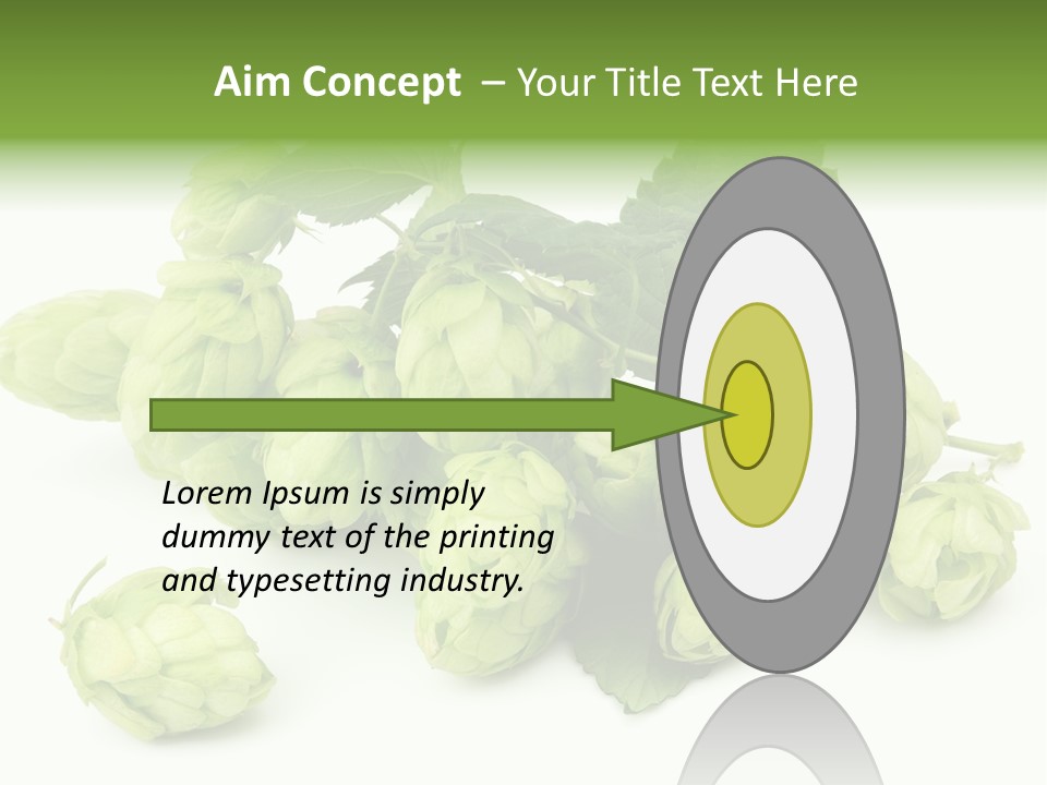 Close Up Nature Brewery PowerPoint Template