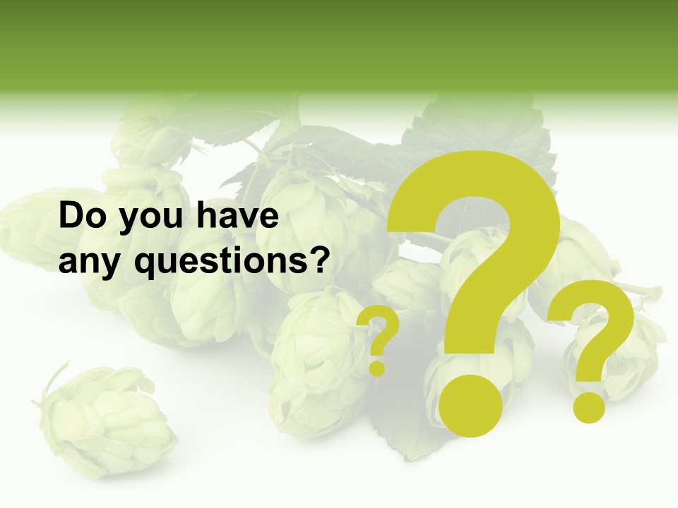 Close Up Nature Brewery PowerPoint Template