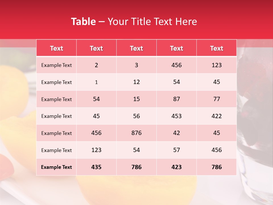 Aroma Syrup Orange PowerPoint Template