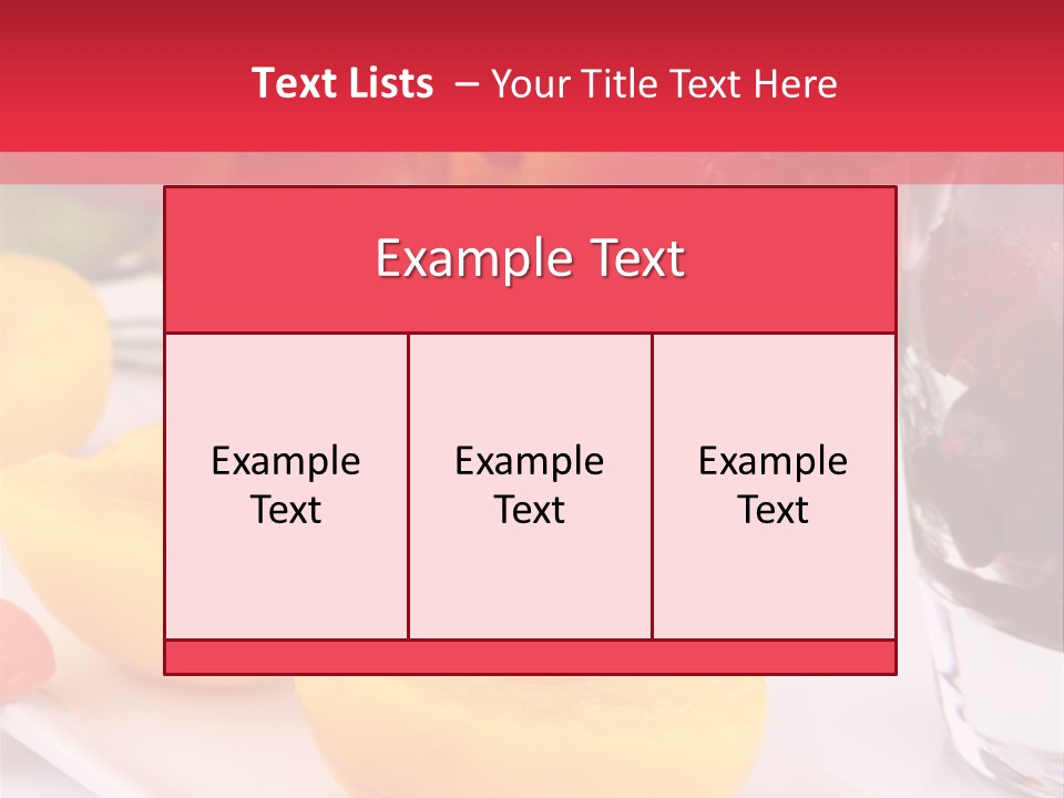 Aroma Syrup Orange PowerPoint Template