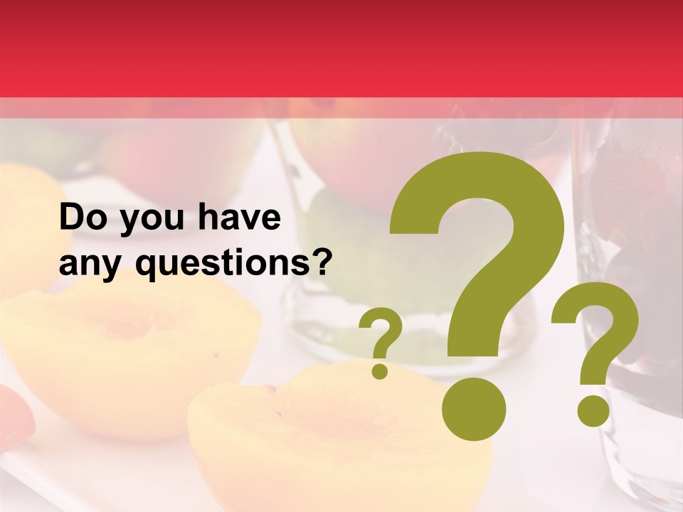 Aroma Syrup Orange PowerPoint Template