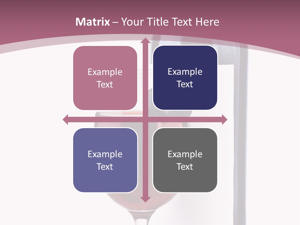 Green Inside Glass PowerPoint Template