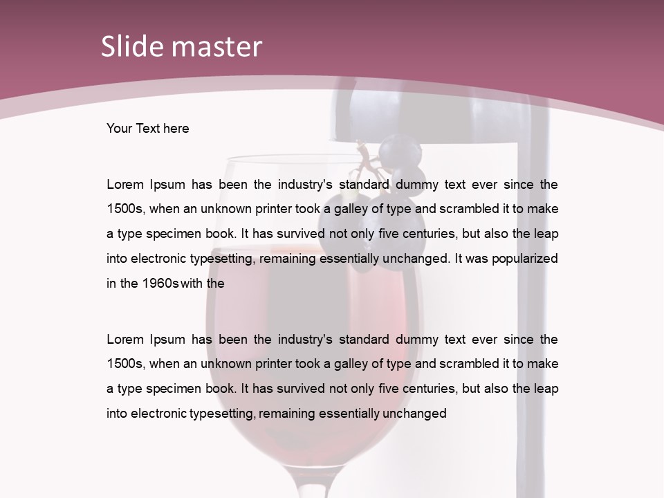 Green Inside Glass PowerPoint Template