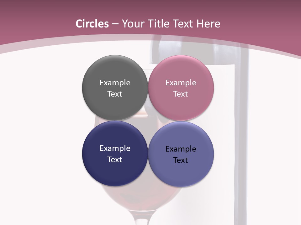 Green Inside Glass PowerPoint Template