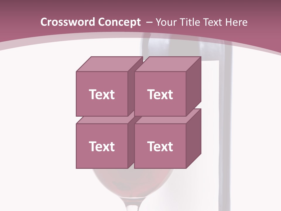 Green Inside Glass PowerPoint Template