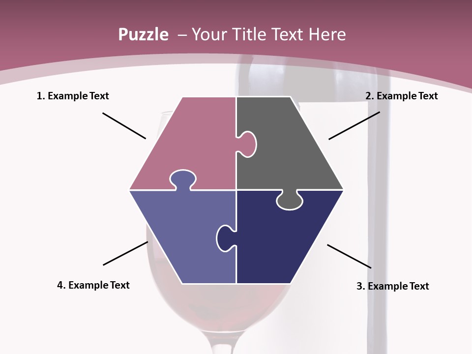 Green Inside Glass PowerPoint Template