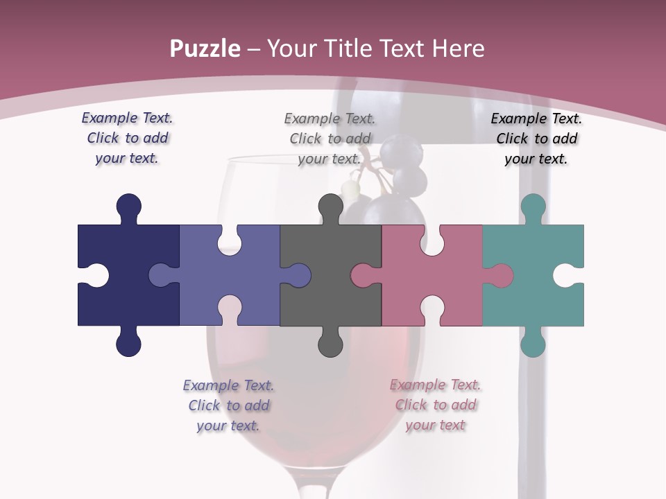 Green Inside Glass PowerPoint Template