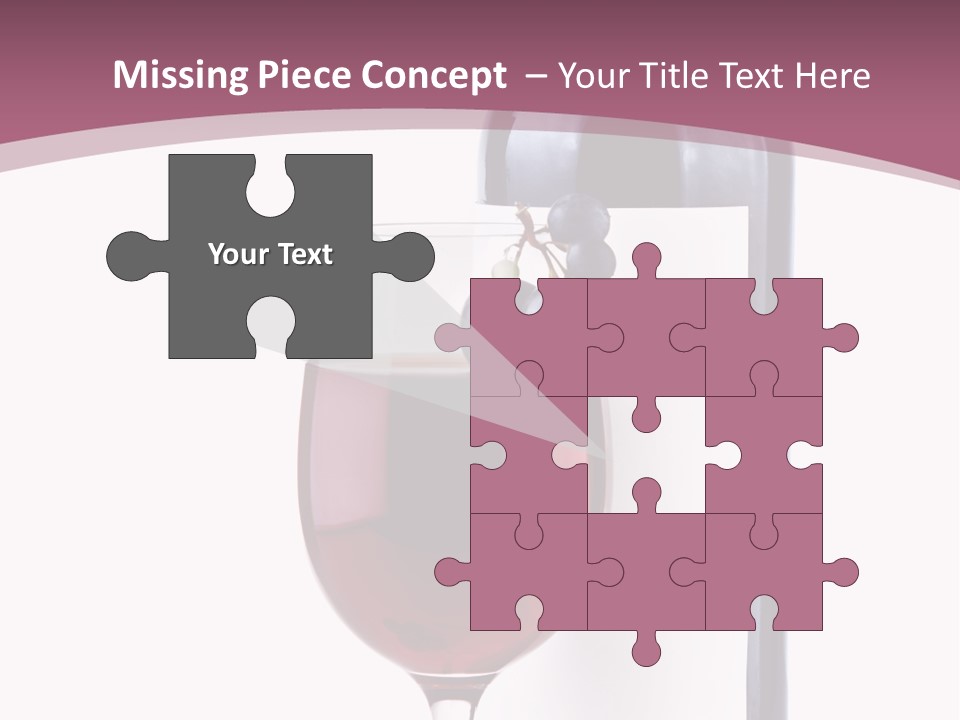 Green Inside Glass PowerPoint Template