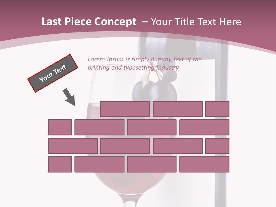Green Inside Glass PowerPoint Template