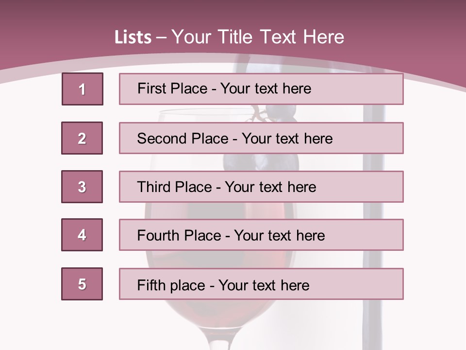 Green Inside Glass PowerPoint Template
