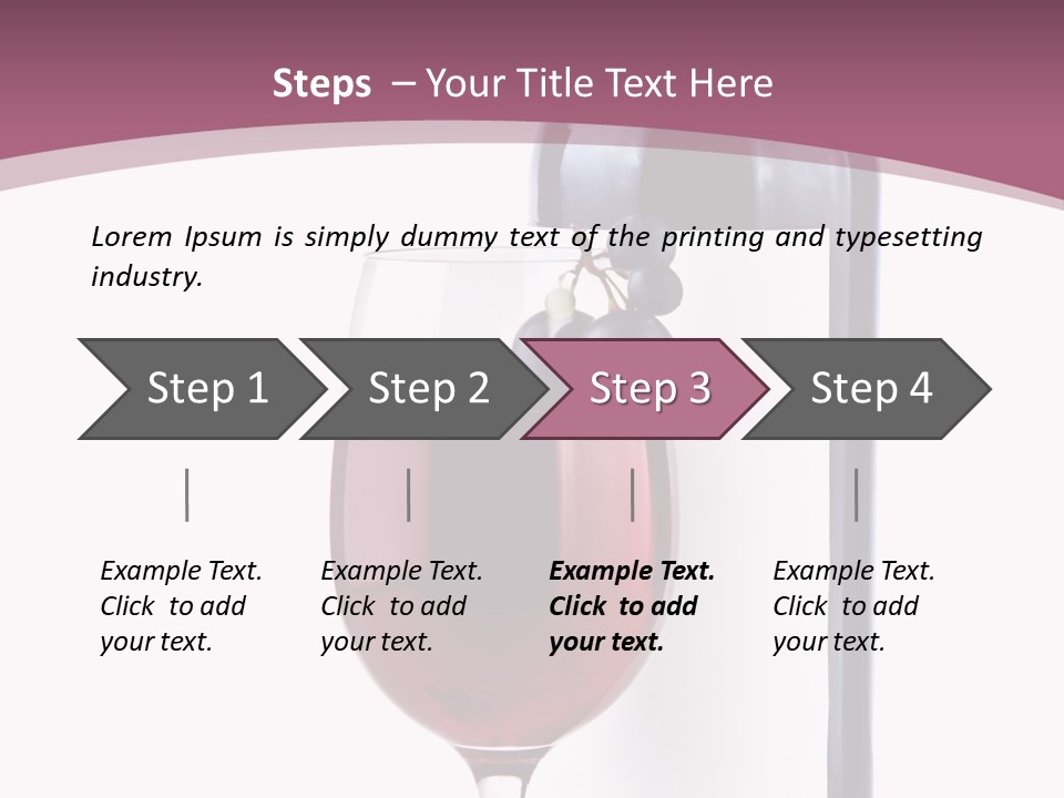 Green Inside Glass PowerPoint Template