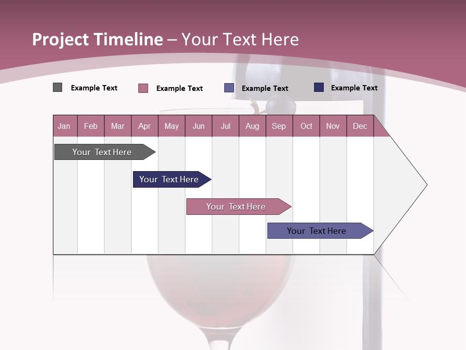 Green Inside Glass PowerPoint Template