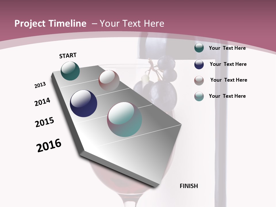 Green Inside Glass PowerPoint Template