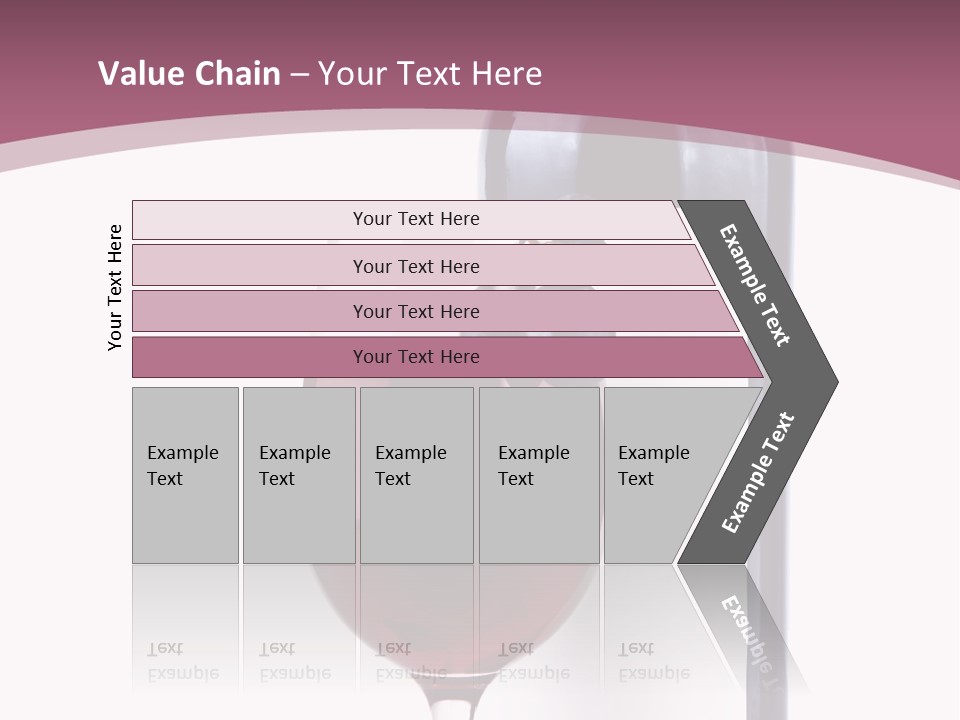 Green Inside Glass PowerPoint Template