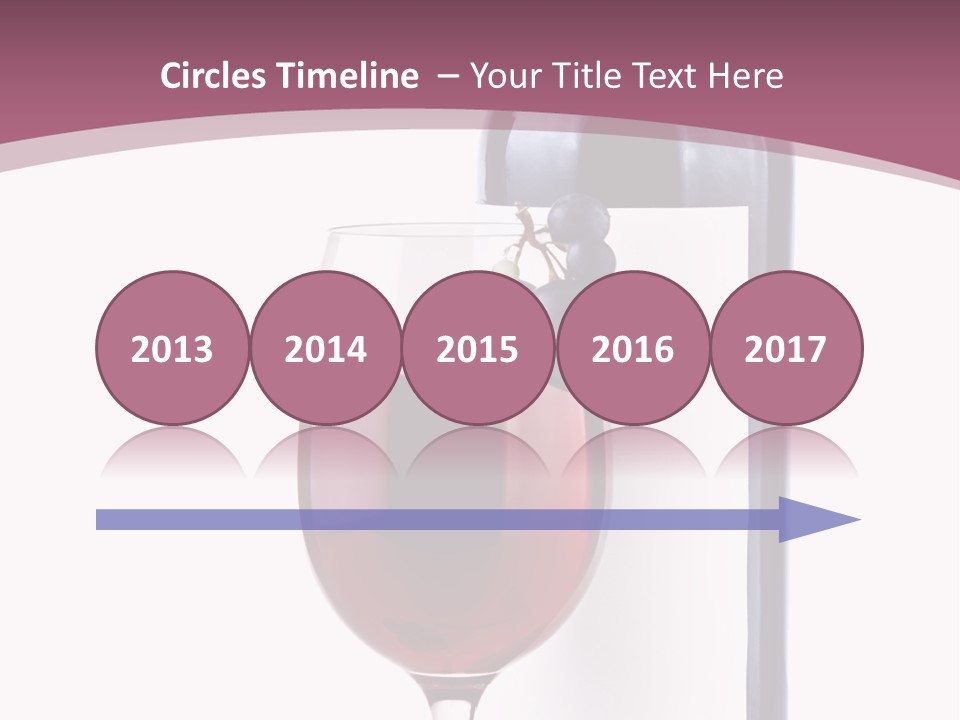 Green Inside Glass PowerPoint Template