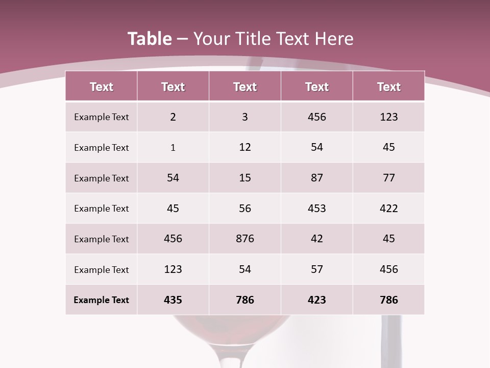 Green Inside Glass PowerPoint Template