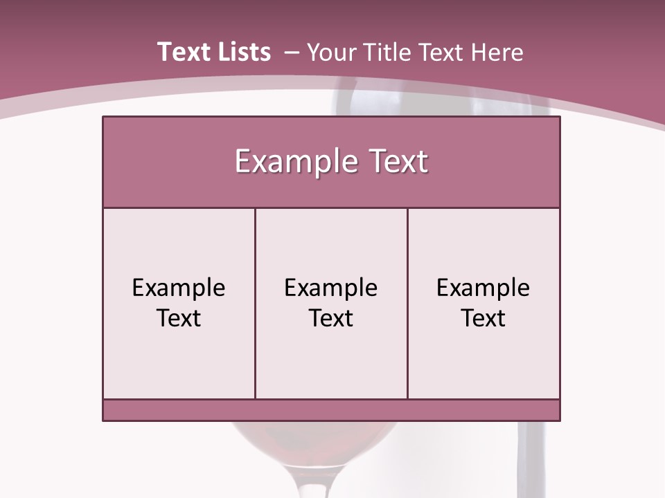 Green Inside Glass PowerPoint Template