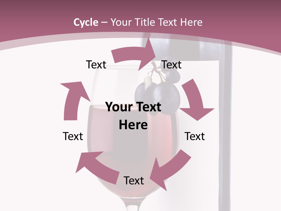 Green Inside Glass PowerPoint Template