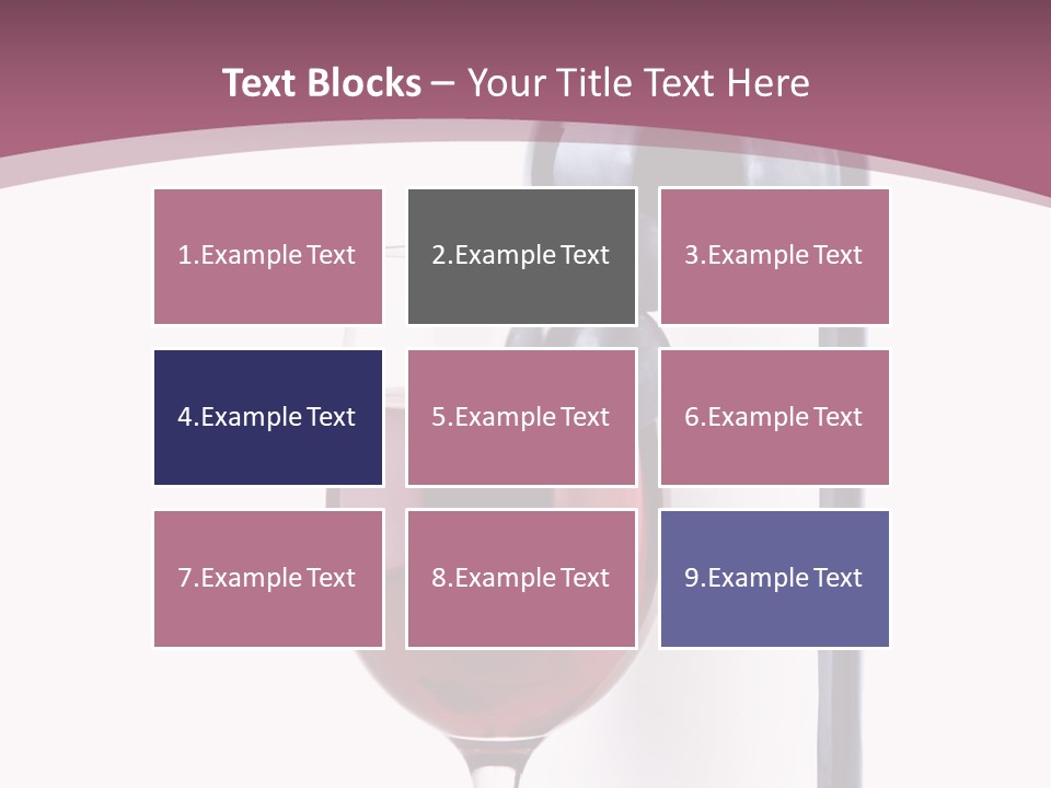 Green Inside Glass PowerPoint Template