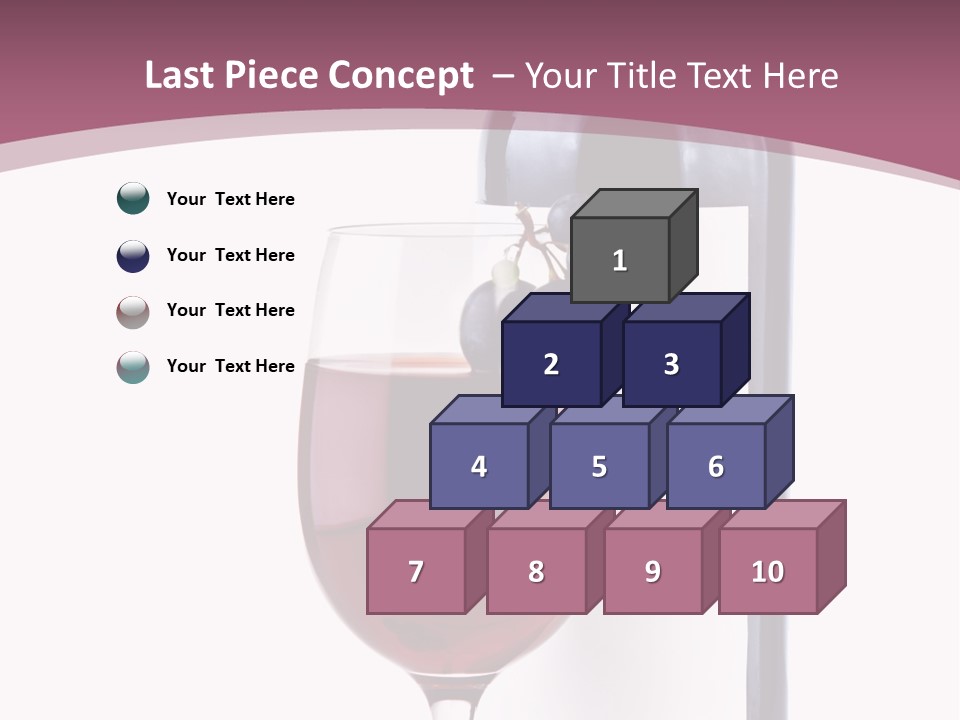 Green Inside Glass PowerPoint Template