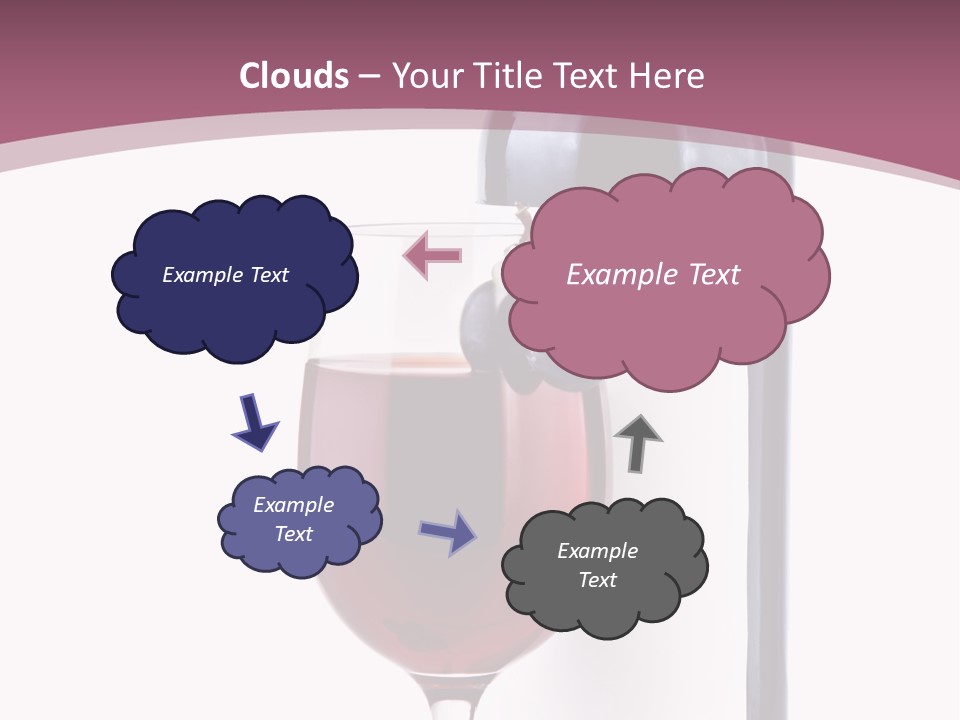 Green Inside Glass PowerPoint Template
