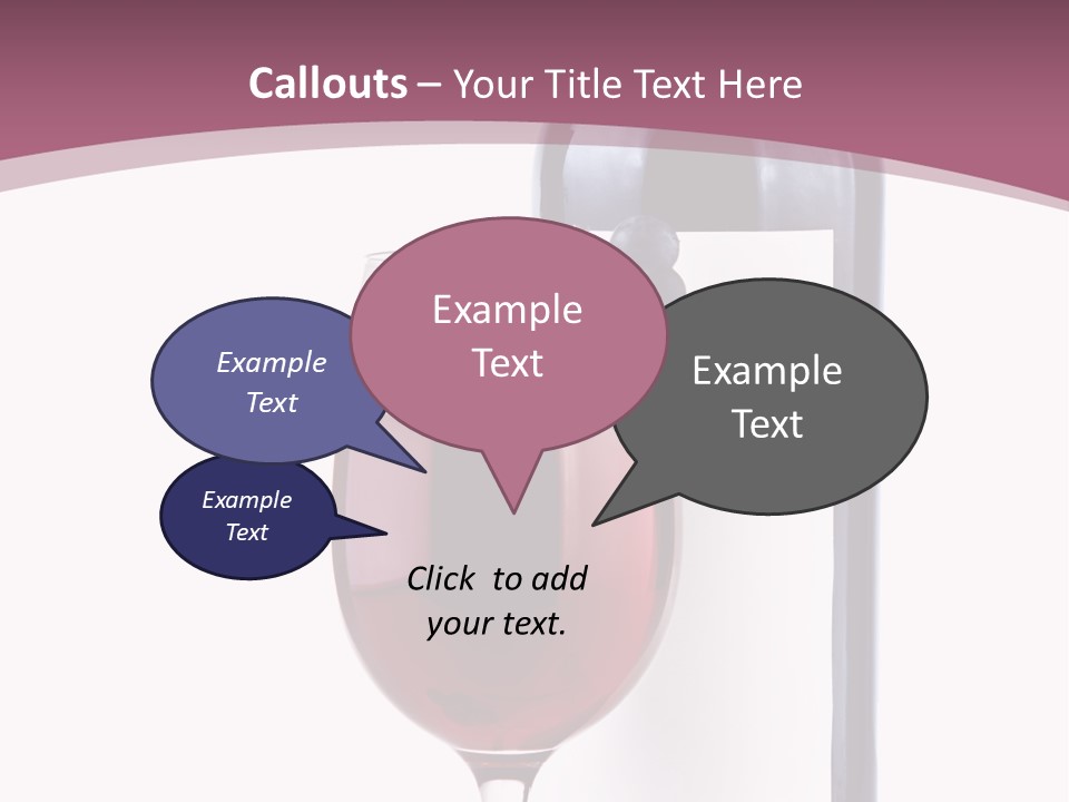 Green Inside Glass PowerPoint Template