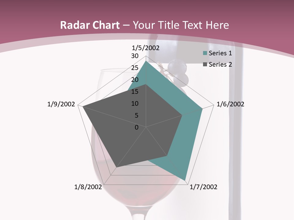 Green Inside Glass PowerPoint Template