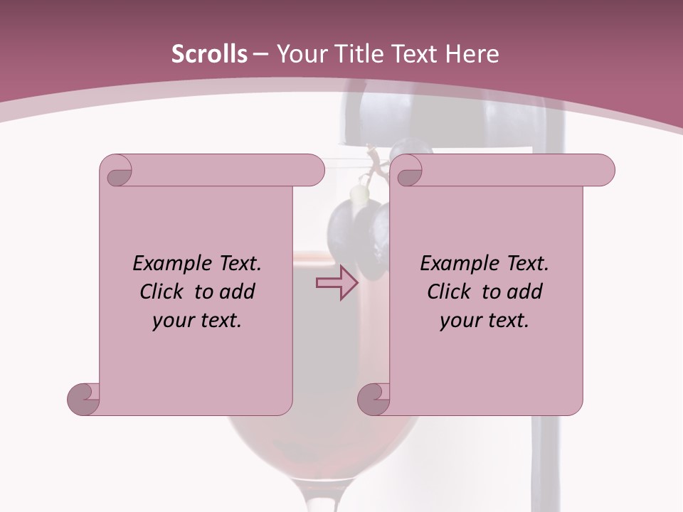 Green Inside Glass PowerPoint Template