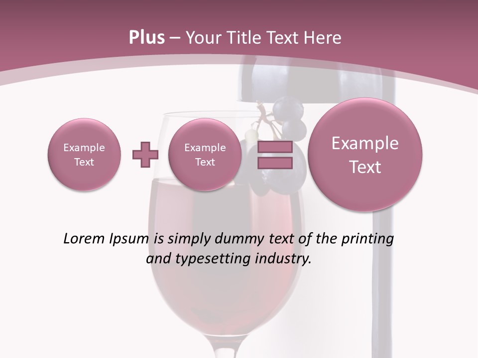 Green Inside Glass PowerPoint Template
