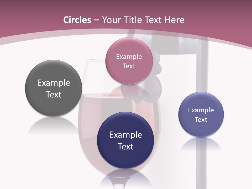 Green Inside Glass PowerPoint Template