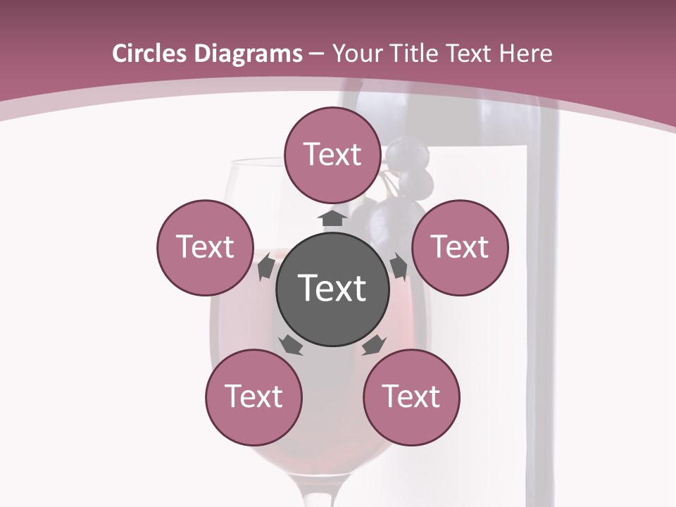 Green Inside Glass PowerPoint Template