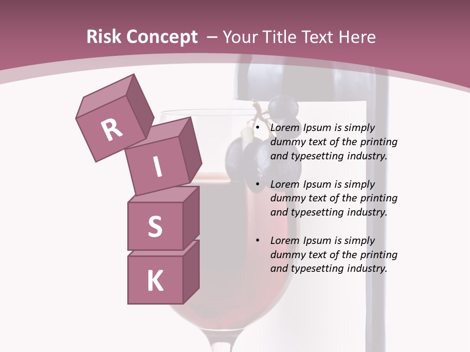 Green Inside Glass PowerPoint Template